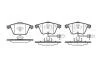 Колодки тормозные диск. перед. (Remsa) Audi A4 1.8 04-08,Audi A4 2.0 02-09,Audi A4 2.0 04-08 WOKING P8643.12 (фото 1)