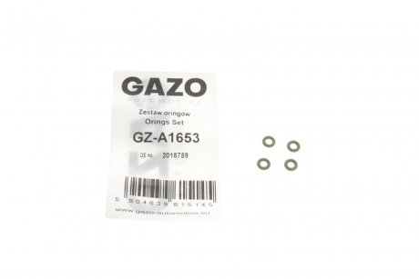 Уплотняющее кольцо форсунки Ford Transit (V362/V363) 2.0 EcoBlue 15- (к-кт 4шт) GAZO GZ-A1653