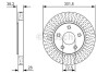 Гальмівний диск передн. CHRYSLER VOYAGER 00- BOSCH 0986479U45 (фото 1)