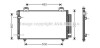 Радіатор кондиціонера Toyota Avensis 1,6 1,8 2,0 2,4i 2,0d 03>08 AVA AVA COOLING TO5392D (фото 1)