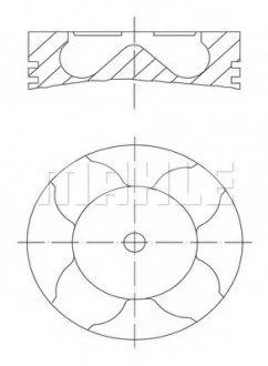 Поршень Opel Astra/Combo Y17dt/Y17dtl (79.5mm/+0.5) MAHLE MAHLE / KNECHT 012 11 03