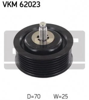 Натяжний ролик, поліклиновий ремінь SKF VKM 62023