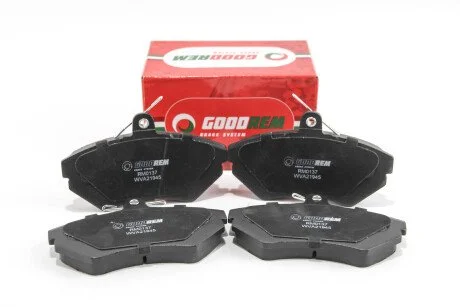 Гальмівні колодки пер. VW Polo 95-02/Golf 91-06 (TRW) GOODREM RM0137