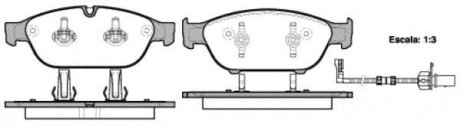 Колодки гальмівні диск. перед. (Remsa) Audi A6 A7 13>18 A8 11>18 (P15413.02) WOKING P1541302