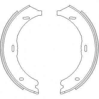 Колодки гальмівні бараб. задн. (Remsa) MB Vito 639 2.2d (03-), Vito 447 2.2d (14-) (Z4745.00) WOKING Z474500