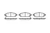 Колодки гальмівні диск. перед. (Remsa) Jeep Grand Cherokee 05>10 (P10733.02) WOKING P1073302 (фото 1)
