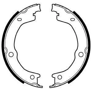 Гальмівні колодки, барабанні Delphi LS2118