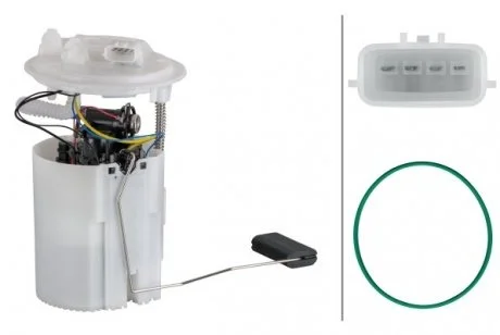 Насос паливний FLUENCE / MEGANE III, з прокладкою HELLA 8TF 358 106-871