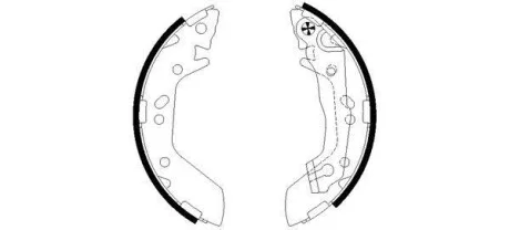 HELLA HYUNDAI щоки гальмівні Accent -05 Hella pagid 8DB 355 002-541