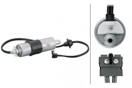 Насос паливний MERCEDES-BENZ, з прокладкою HELLA 8TF 358 146-291