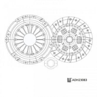 К-т зчеплення HONDA ACCORD VI 92- BLUE PRINT ADH23083