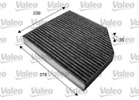 Фильтр салона Audi A4/A6 1.8-4.2TFSI 07-(угольный) Valeo 715580