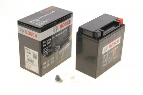 Аккумуляторная батарея 9Ah/100A (135x75x139/+R/B0) (AGM) Factory Activated AGM BOSCH 0 986 FA1 280
