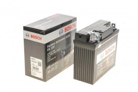 Аккумуляторная батарея 18Ah/250A (186x82x171/+R/B0) (AGM) BOSCH 0 986 FA1 200