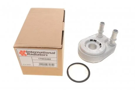 Радіатор масляний Fiat Doblo 1.9D 01- (теплообмінник) Van Wezel 17003460