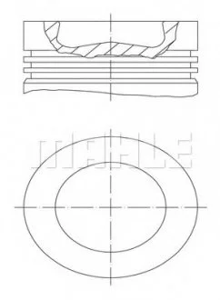 Поршень MAHLE MAHLE / KNECHT 028 PI 00116 002