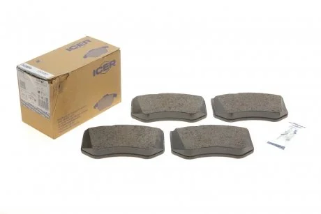 Комплект гальмівних колодок (дискових) ICER 182197