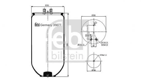 Пневмоподушка FEBI FEBI BILSTEIN 35677