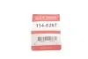 Ремкомплект гальмівного супорта передн Лів/Прав (діаметр поршня: 57, із поршнем) HONDA HR-V 1.5/1.5H/1.6D 08.15- QUICK BRAKE 114-5267 (фото 4)