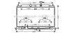 Радіатор охолодження двигуна Kia Rio 1,4-1,6i 06> AT AC+/- AVA AVA COOLING KA2078 (фото 1)