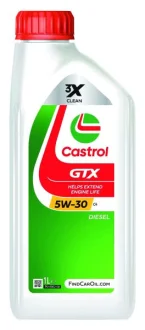 Масло ДВС 5W-30 Castrol GTX ACEA C4, RN 0720, 1л, синт. CASTROL 15F7A5