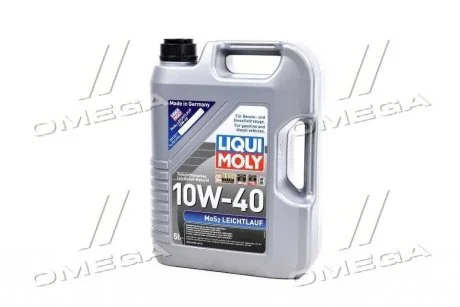 Моторна олива MoS2 LEICHTLAUF 10W-40 (API SL/CF, ACEA A3-04/B4-04) 5л LIQUI MOLY 1931/2184