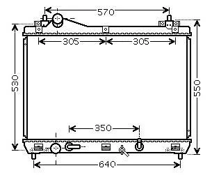 Радіатор охолодження SUZUKI GRAND ESCUDO (2005) 2.0 STARLINE SZ2105