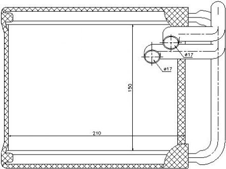Радіатор опалення HYUNDAI I30 (2007) 2.0 CRDI VGT STARLINE HY6213