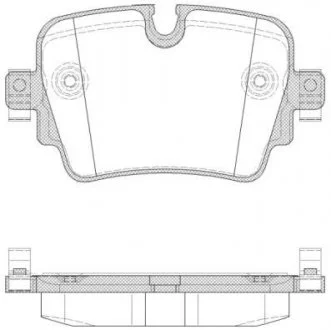 Гальмівні колодки дискові ROADHOUSE 21572.00