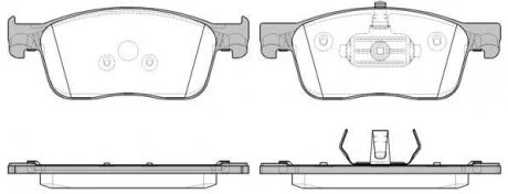 Гальмівні колодки дискові ROADHOUSE 21719.00