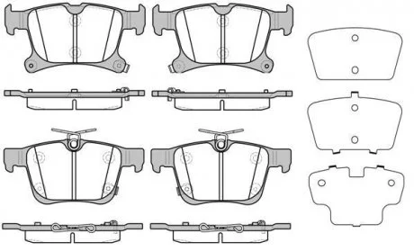 Гальмівні колодки дискові ROADHOUSE 21701.02