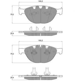 Гальмівні колодки дискові STARLINE BD S741