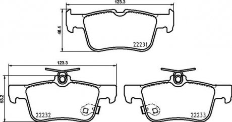 Гальмівні колодки дискові BREMBO P24 217