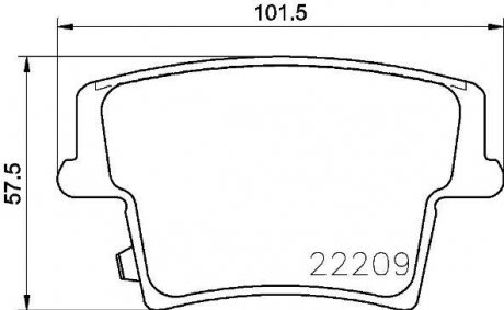 Гальмівні колодки дискові BREMBO P11 040 (фото 1)