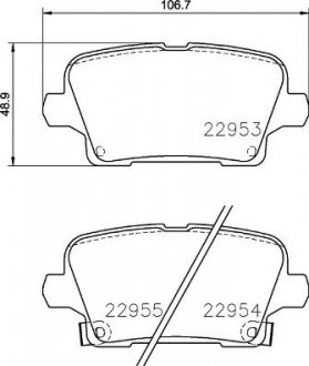 Гальмівні колодки дискові BREMBO P59 097