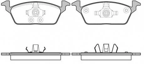 Колодки гальмівні ROADHOUSE 21703.00