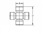 Хрестовина GKN SPIDAN U 325 (фото 2)