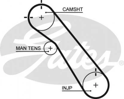 Ремінь ГРМ Gates 5548 XS