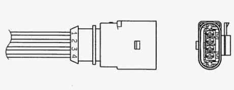 Лямбда-зонд NGK 93048