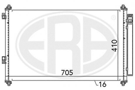 Радіатор ERA 667057