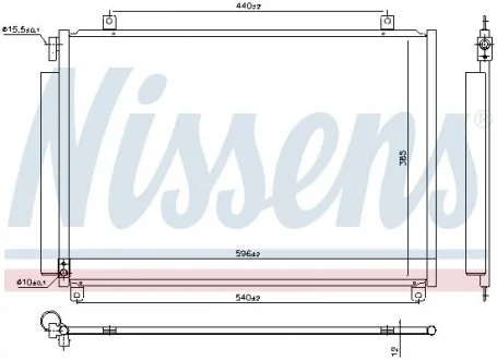 Конденсер SUZUKI SWIFT V (AZ) (17-) 1.2 NISSENS 941171