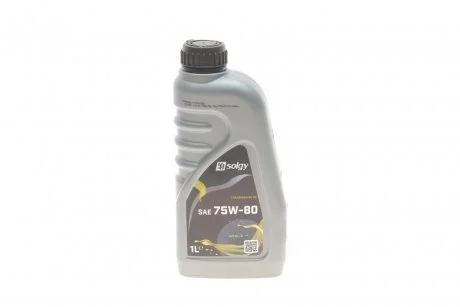 Олива трансмісійна TRANSMISSION 75W-80 (1 L) SOLGY 504035
