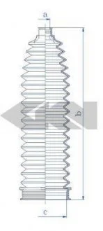 Пильовик рульового механізма GKN (Spidan) SPIDAN 84249