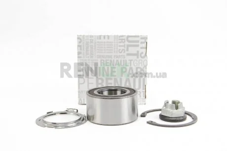 Підшипник маточини перед. Kangoo 08- (R14)/Megane 03-08/Logan 05- RENAULT 7701207677