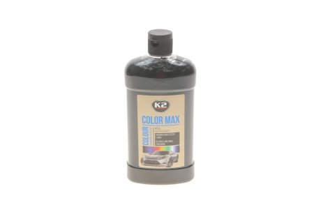 Поліроль восковий для кузова відтіняючий чорний / PERFECT COLOR MAX BLACK 500ML K2 K025CA