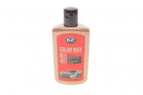 Поліроль восковий для кузова відтіняючий червоний/ COLOR MAX RED 250ML K2 K020RED