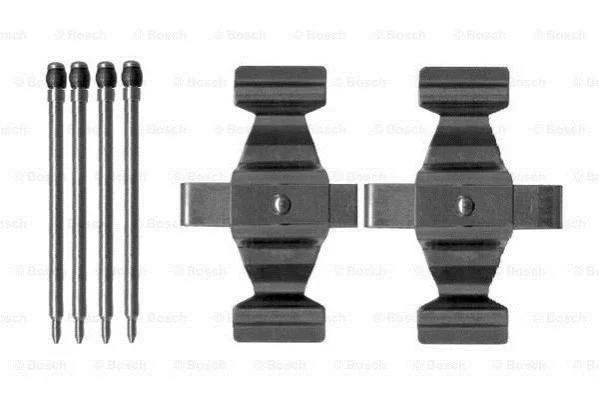 Гальмівні аксесуари (Монтажний комп-кт колодки) BOSCH 1987474411 (фото 1)