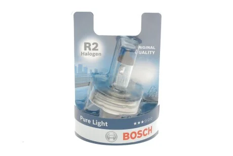 Лампочка Pure Light галоген R2 (12 В, 45/40 Вт, тип гнізда: P45T) BOSCH 1 987 301 021