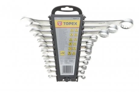 Набір ключів рожково-накидних TOPEX Topex 35D375