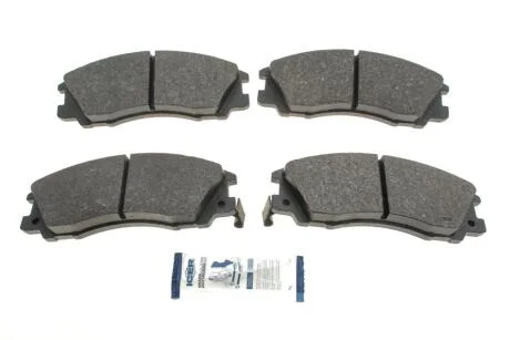 Комплект гальмівних колодок (дискових) ICER 181539